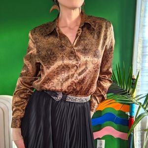 Vintage Paisley Blouse